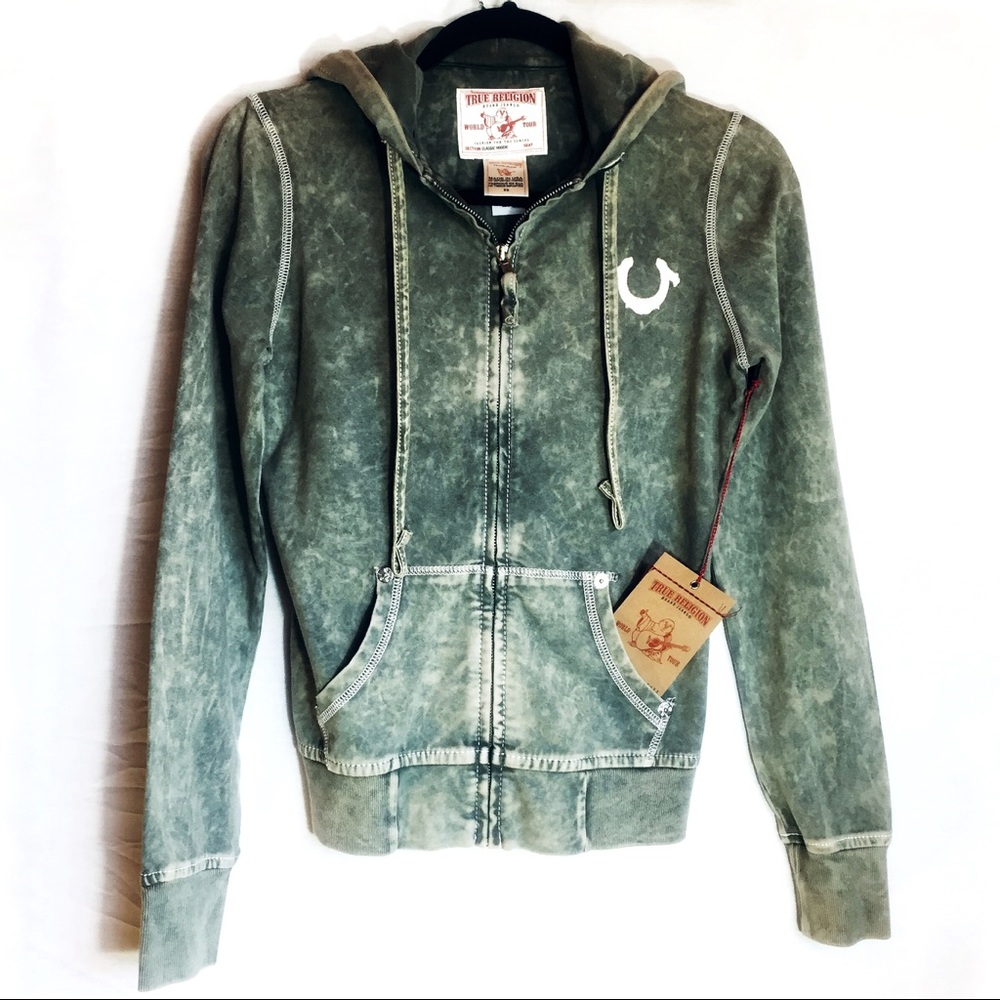 True Religion Women’s NWT Hoodie Jacket Size XS